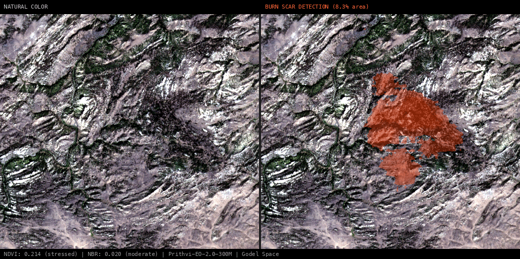 ML analysis for Wildfire Moonshine, Albany, Wyoming