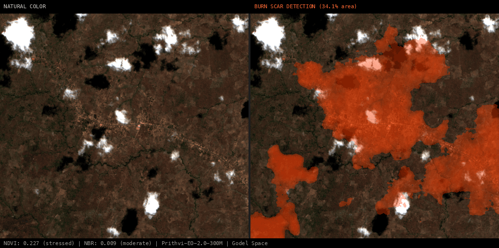 ML analysis for Green forest fire notification in Mozambique