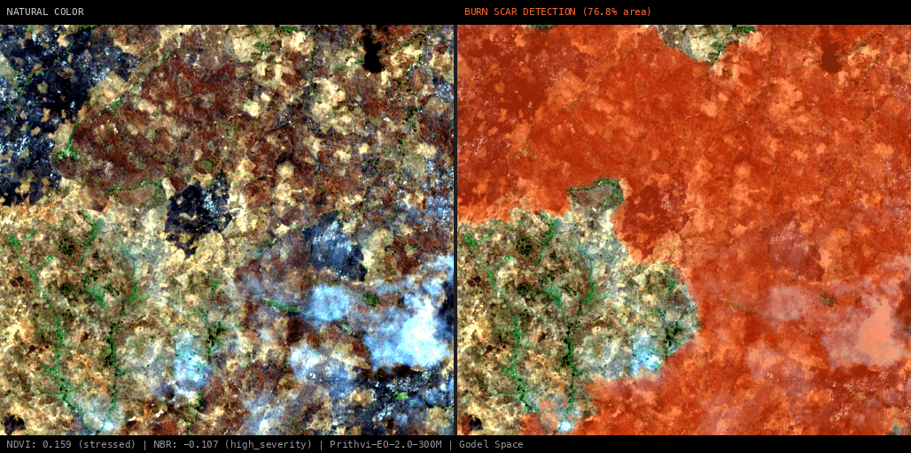 ML analysis for Green forest fire notification in Mozambique