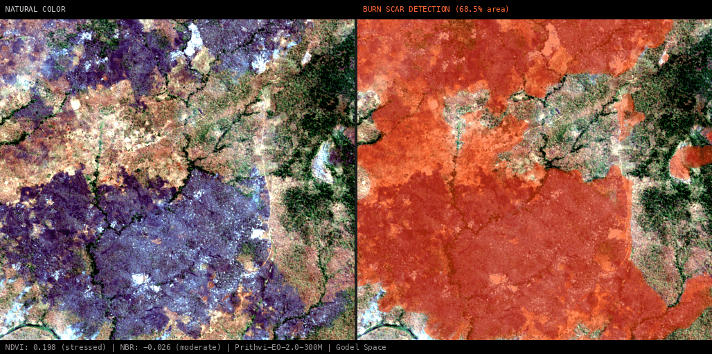 ML analysis for Green forest fire notification in Mozambique
