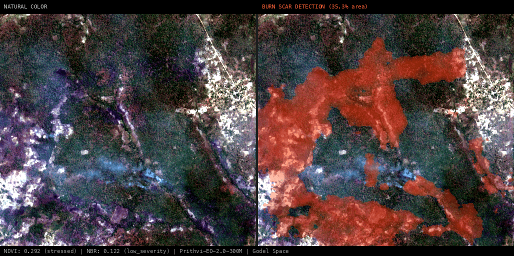 ML analysis for Green forest fire notification in Mozambique